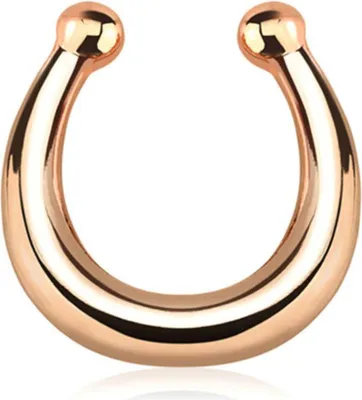 Produktbild von Fake Hufeisen Septum Nasenring Piercing