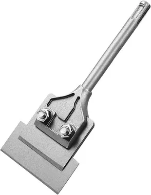 Productafbeelding van Tegelbeitel SDS Plus 300 mm x 100 mm voor Metselwerk en Beton - Ideaal voor Het Verwijderen van Tegels en Vloerlijm