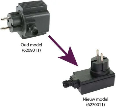 Produktbild von Garden Lights Gartenleuchten -12V/24W Transformator - 105 x 77 x 47 mm - Schwarz