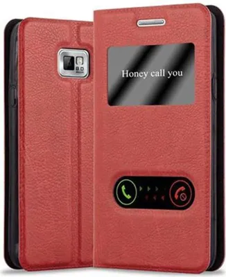Zdjęcie produktu dla Cadorabo DE-110120, Samsung, Samsung Galaxy S2 / S2 PLUS, Czerwony