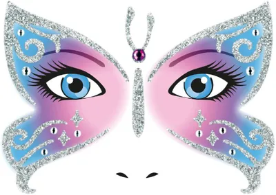 Jovi Fantasy Kinderschminke-Set – 3 Farben à 8 Ml (Rosa, Hellblau, Silber), Inkl. Schwamm & Pinsel, Hypoallergen & Parabenfrei