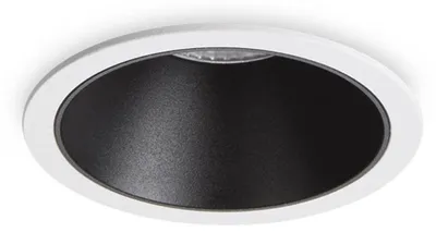 Produktbild von Ideal Lux LED-Einbaustrahler, rund, weiß/schwarz, 192277, 11 W, 850 lm, 3000 K, Schutzart IP20