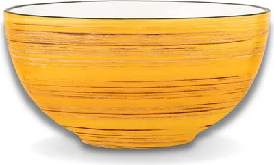 Image de Bol Wilmax, 1700 ml, jaune, en porcelaine