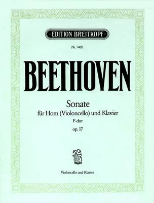 Produktbild von Sonate F-Dur op.17für Violoncello und Klavier