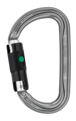 Immagine prodotto di Petzl Am’D, Moschettone a D con chiusura arcuata, Alluminio, Grigio, 27 kN
