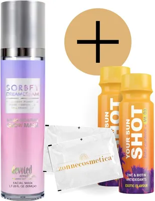 Produktbild von Devoted Creations - Sorbet Dream Cream + 2 Your Sun Shots + 2 Erfrischende tücher