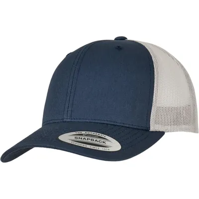 Obrázok produktu pre Flexfit RETRO Trucker Snapback Cap - navy / silber