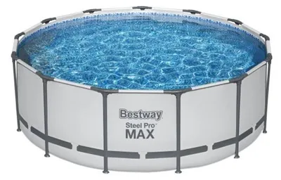 Produktbild von Bestway Steel Pro 5618W, Gerahmter Pool, Leiter, Weiß, 50,3 kg
