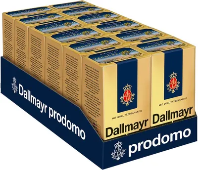 Produktbild von Dallmayr Prodomo gemahlener Kaffee, Filterkaffee 12 x 500g