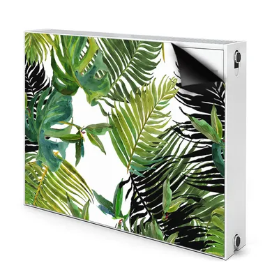 Produktbild von Magnet Heizkörper Heizkörper-Abdeckung Heizkörperabdeckung 110x60 cm - Tropisch, Blätter