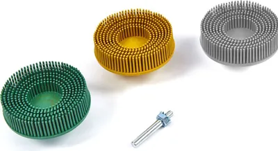 Produktbild von 3-teiliger Borstenscheibensatz 50 mm Borstenscheibe Scheibe