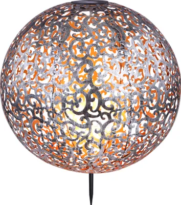 Produktbild von Globo Lighting Solarleuchte Metall silberfarben, LED