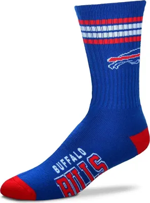 Produktbild von For Bare Feet - NFL Buffalo Bills Graphic 4-Stripe Deuce Socken - Mehrfarbig : Mehrfarbig M Farbe: Mehrfarbig Größe: M