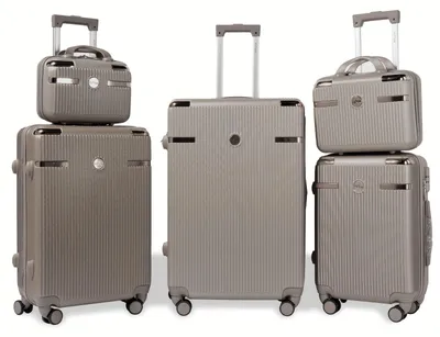 Image de Valise - Bagage à main - Sac de voyage - Valise à roulettes - Valises - Coque en ABS - Roues pivotantes à 360 degrés - Serrure à combinaison