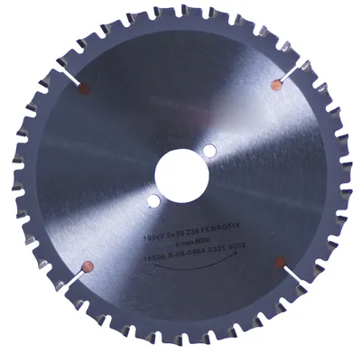 Produktbild von CONNEX Handkreissägeblatt, hartmetallbestückt, Ferroline-Präzisionsausführung, 190 x 30/20/16 mm, 38 Zähne, COM361903