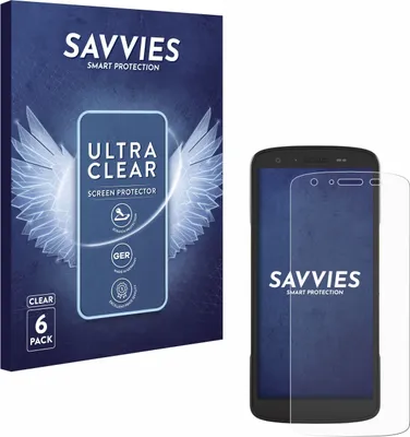 Produktbild von 6x Für Zebra TC22 / TC27 Schutzfolie Savvies Displayschutz Display Schutz Folie Klar Transparent