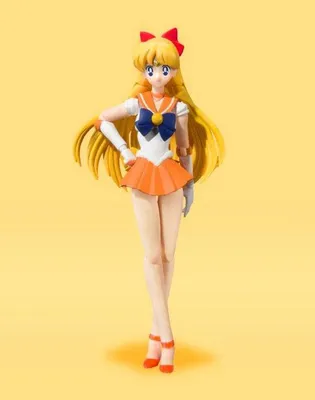 Image de Bandai Tamashii Nations Sailor Moon Sailor Venus S.H. Figuarts Figurine Animation Color Edition 14 cm