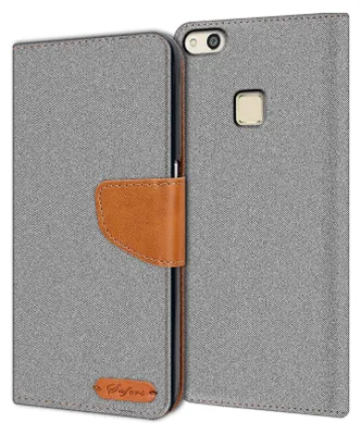 Immagine prodotto di Coprire il telefono cellulare Huawei P10 Lite caso Portafoglio Flip Case Custodia protettiva copertura Tessuto Cover