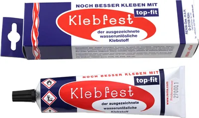 Produktbild von Renia Klebfest Kontaktkleber Lederkleber Schuhkleber 90g Tube - Verbindet Metall, Gummi, Leder, Filz, Weichschaumstoffe, Kork, Hart-PVC, Papier , Holz uvm.