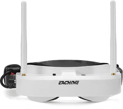 Produktbild von Eachine EV100 720 * 540 5,8G 72CH FPV brýle s dvojitou anténou Ventilátor 7,4V 1000mAh baterie pro RC drony - bílé