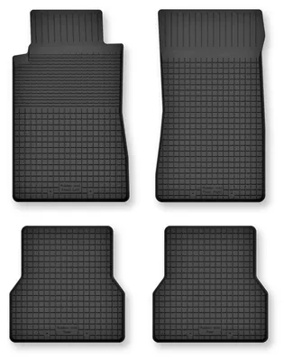 Zdjęcie produktu dla Dywaniki gumowe do Mercedes W207 Coupe 2009- – 4 szt., czarne, dobierane – Wielganizator Semi-Universal