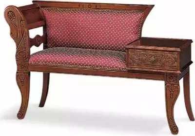 Immagine prodotto di Seduta di design sgabello imbottito panca mobili da salotto