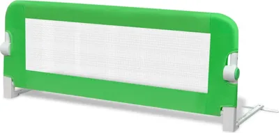 Obrázok produktu pre vidaXL Bezpečnostná zábrana na posteľ pre batoľatá 102x42 cm zelená