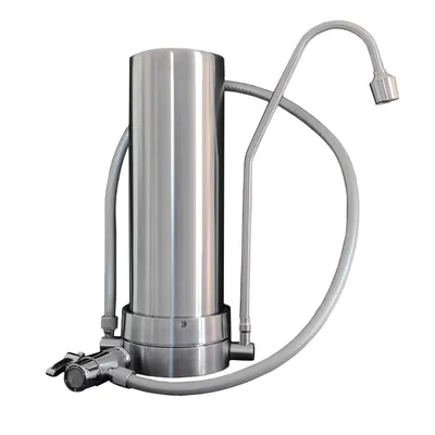 Produktbild von Auftisch Wasserfilter AquaAvanti Mercuro Edelstahl