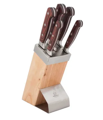 Immagine prodotto di Kinghoff set di coltelli da cucina in ceppo 8813