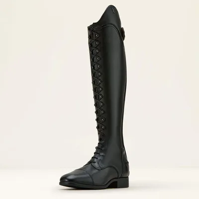 Produktbild von ARIAT Stiefelette PALISADE LACE schwarz mit Dressurbogen und Schnürung , Schuh-und Stiefelgröße ARIAT:38 RM
