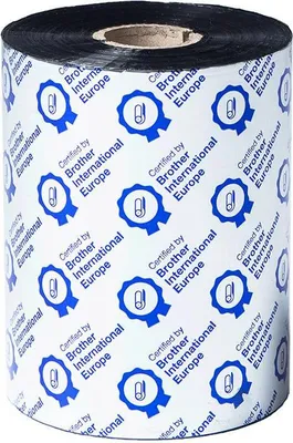 Obrázok produktu pre Brother BWS-1D600-110, TJ-4420TN, TJ-4520TN, TJ-4422TN, TJ-4522TN, Čierna, Tepelný prenos, Čierna, Španielsko, Brother