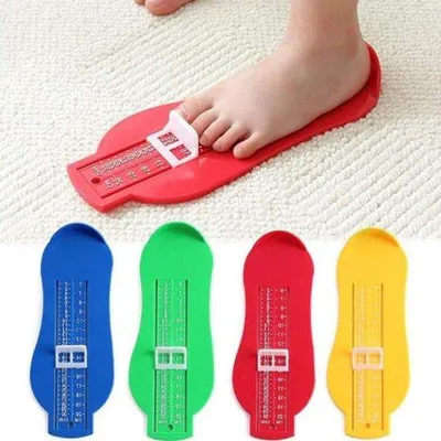 Immagine prodotto di Misuratore di piedi per neonati Sizer - Leggero - Facile da usare - Misuratore di scarpe per piedi di neonati (B)