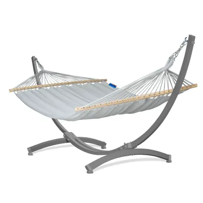 Immagine prodotto di Amaca Potenza con telaio Per due persone amaca con barra 215x160 cm I Telaio 350 kg
