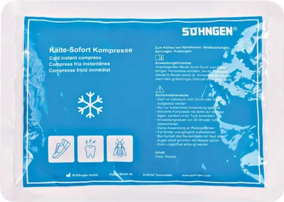 Zdjęcie produktu dla SÖHNGEN® 1012042 Natychmiastowy zimny kompres - 21 x 15 cm, mały, 1 szt