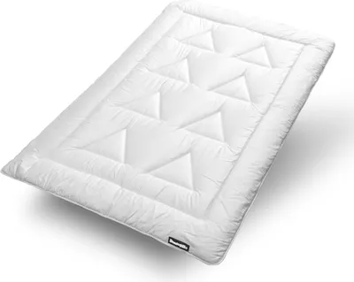 Produktbild von Dunlopillo Life Sommerdecke 155x220 cm | Antiallergisch | 100% Baumwolle Bezug | Leichte und Atmungsaktive Bettdecke