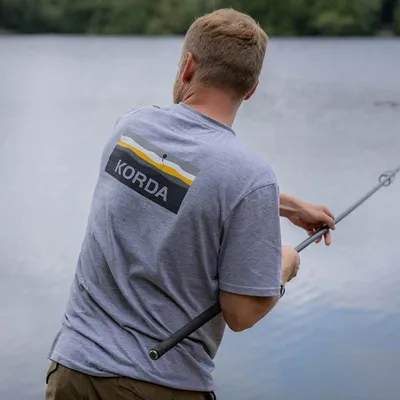 Produktbild von Korda Lakebed Tee Grey - Größe: XL
