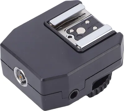 Obrázek produktu pro Adaptér blesku TTL, vhodný pro fotoaparáty Nikon s rozhraním 3,5 mm, synchronizační konektor PC