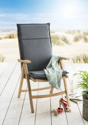 Immagine prodotto di Cuscino Destiny per sedia a schienale alto 114x48x6cm, grigio