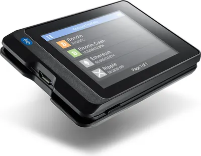 Produktbild von SecuX W20 - Sicherstes Crypto Hardware Portemonnaie mit Bluetooth-Großer Touchscreen - Verwalten Sie ganz einfach Bitcoin, Ethereum, Ripple, BTC, ETH,