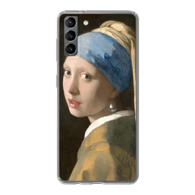 Produktbild von MuchoWow® Handyhülle Schutzhülle Hülle für Samsung Galaxy S21 Plus Das Mädchen mit dem Perlenohrring - Gemälde von Johannes Vermeer Silikon Softcase Handy Hülle - Handy-Tasche