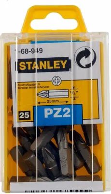 Image de Embout de vissage pozidriv pz2 25mm - 25pieces - 1-68-949