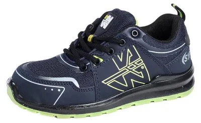 Image de Chaussures de Sécurité Basses Femme Perec - Taille 38 - Marine/Jaune Fluo - Résistant et Confortable - D-Work