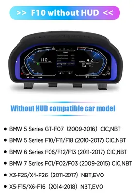 Imagen del producto de Panel de instrumentos digital de 12,3 pulgadas - Panel de instrumentos LCD - Cóckpit virtual - Velocímetro - Panel de instrumentos para automóvil