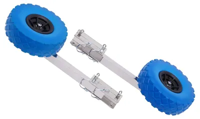 Obrázok produktu pre Prenosný vozík na nafukovacie člny, nosnosť 150 kg, univerzálna kompatibilita, 2 x kolesá