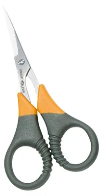 Produktbild von Silhouettenschere aus Edelstahl Titan Plus, 4 Zoll (11,5 cm) grau/gelb