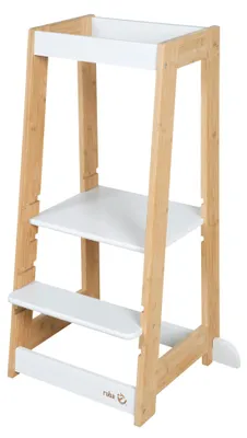 Leerturm aus Holz, höhenverstellbar, bis 80 kg, FSC-zertifiziert