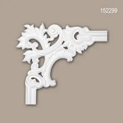 Produktbild von PROFHOME 152299 Eckelement für Wandleiste Zierelement dekoratives Element