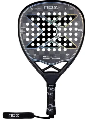 Image de Raquette de padel Nox At Genius Attack 18k Argent  Argent Taille unique