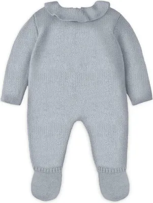 Produktbild von Miniland Puppenpyjama grau-blau 32cm - weiche Puppenkleidung