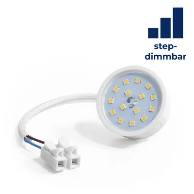Produktbild von LED-Modul Leuchtmittel McShine, 7W, 710 Lumen, 230V, 50x23mm, warmweiß, 3000K, step-dimmbar
